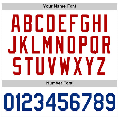 Custom White Royal-Red Authentic Throwback Basketball Jersey