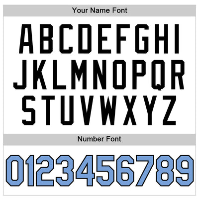 Custom White Light Blue-Black Authentic Throwback Basketball Jersey