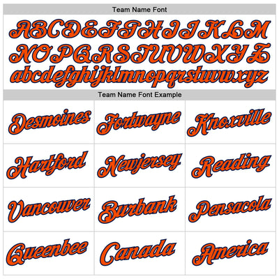 Custom White Orange-Navy Authentic Throwback Basketball Jersey