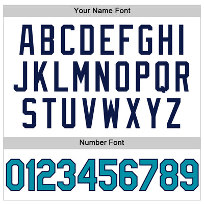 Custom White Teal-Navy Authentic Throwback Basketball Jersey