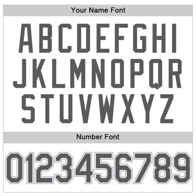 Custom White Steel Gray-Gray Authentic Throwback Basketball Jersey