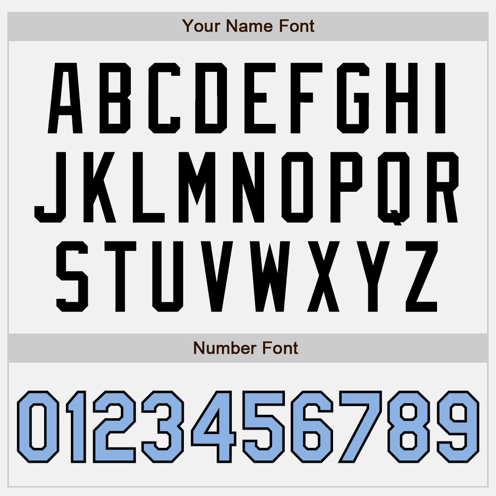 Custom White Light Blue-Black Authentic Baseball Jersey