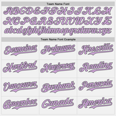 Custom White Light Purple-Steel Gray Authentic Baseball Jersey