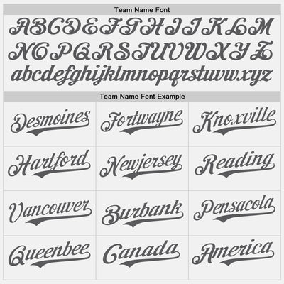 Custom White Steel Gray Authentic Baseball Jersey