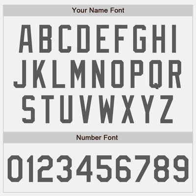 Custom White Steel Gray Authentic Baseball Jersey