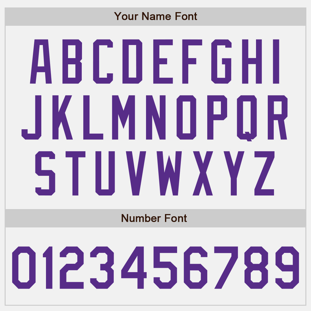 Custom White Purple Authentic Baseball Jersey