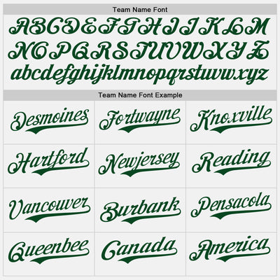 Custom White Green Authentic Baseball Jersey