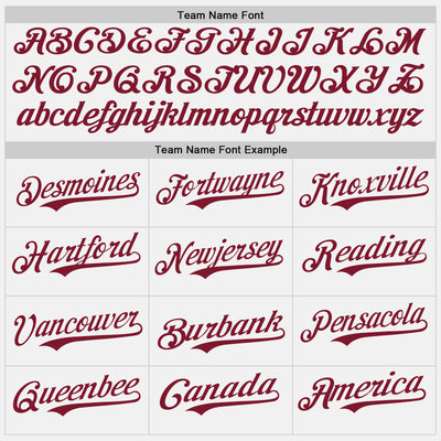 Custom White Crimson Authentic Baseball Jersey