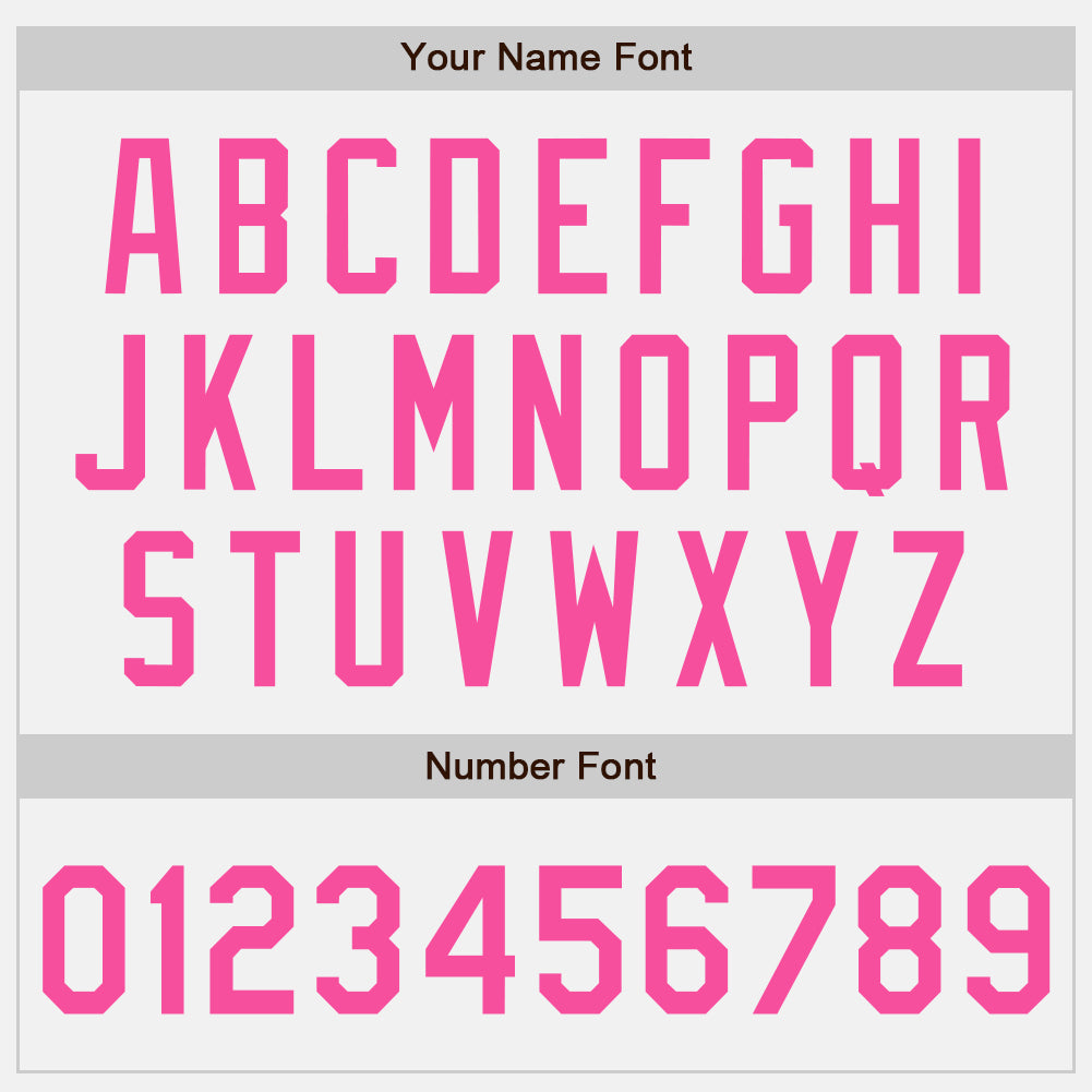 Custom White Pink Authentic Baseball Jersey