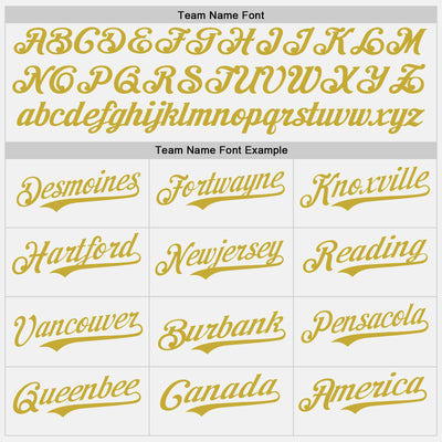 Custom White Black Pinstripe Old Gold Authentic Baseball Jersey