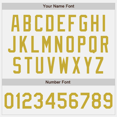 Custom White Black Pinstripe Old Gold Authentic Baseball Jersey