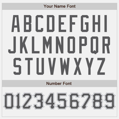 Custom White Steel Gray-Gray Authentic Baseball Jersey