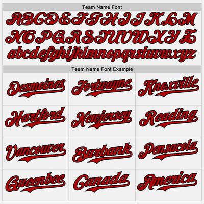 Custom White Black Gray-Red Authentic Baseball Jersey