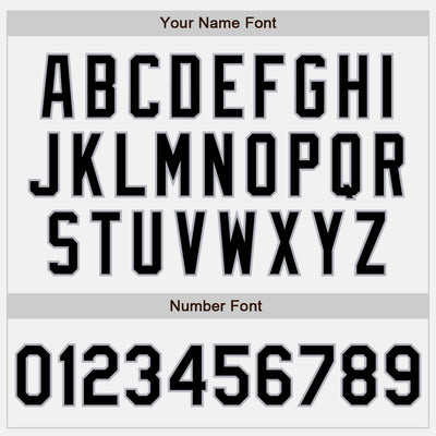 Custom White Black Gray-Red Authentic Baseball Jersey