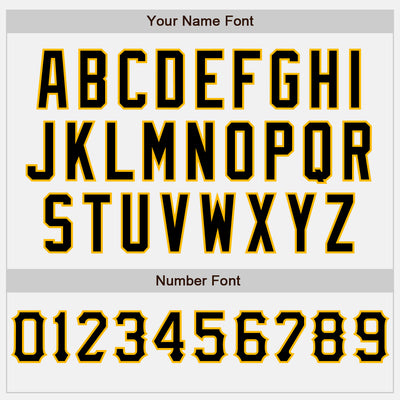 Custom Stitched White Black-Gold Baseball Pullover Sweatshirt Hoodie