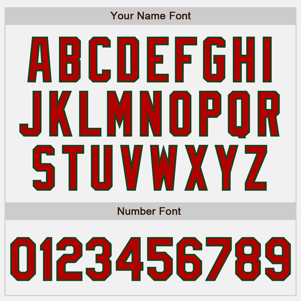 Custom Stitched White Red-Green Baseball Pullover Sweatshirt Hoodie