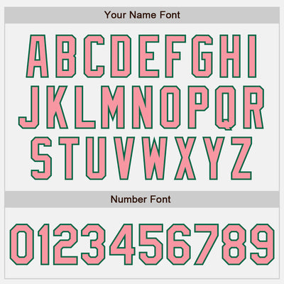 Custom Stitched White Medium Pink-Kelly Green Baseball Pullover Sweatshirt Hoodie