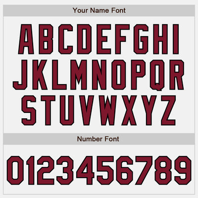 Custom Stitched White Crimson-Black Baseball Pullover Sweatshirt Hoodie