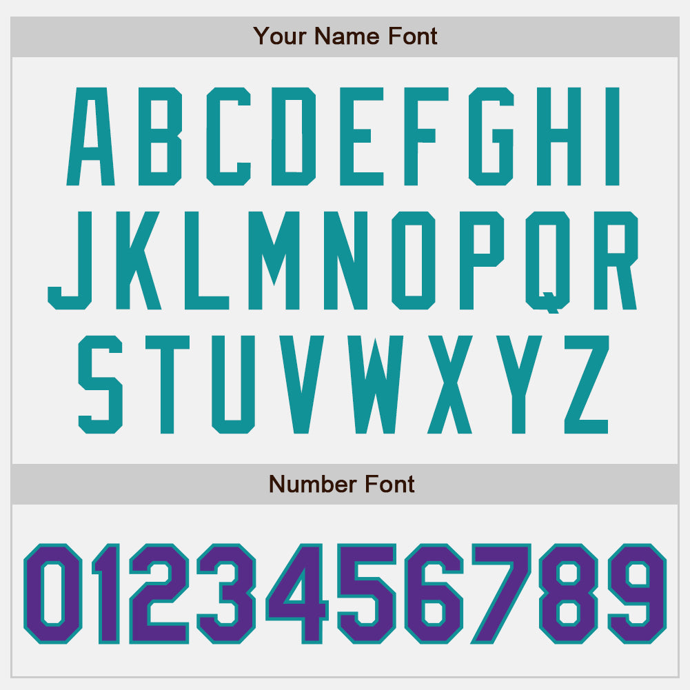 Custom Stitched White Purple-Teal Baseball Pullover Sweatshirt Hoodie