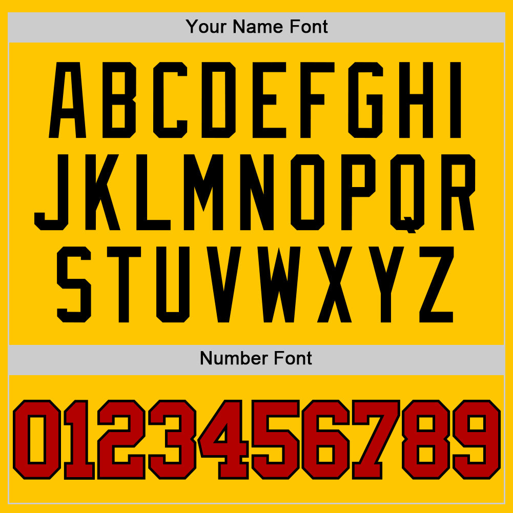 Custom Yellow Red-Black Authentic Basketball Jersey