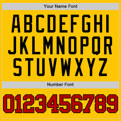 Custom Yellow Red-Black Authentic Basketball Jersey