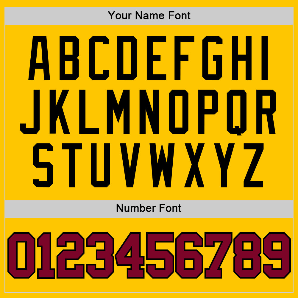 Custom Yellow Maroon-Black Authentic Basketball Jersey