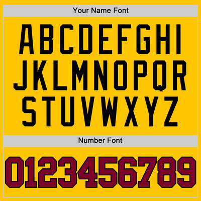 Custom Yellow Maroon-Black Authentic Basketball Jersey