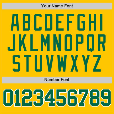 Custom Yellow Kelly Green-White Authentic Basketball Jersey