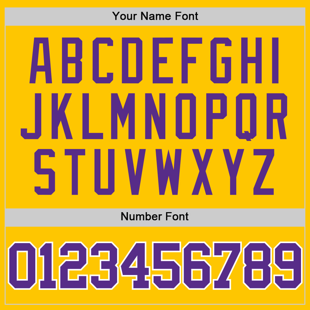 Custom Yellow Purple-White Authentic Basketball Jersey