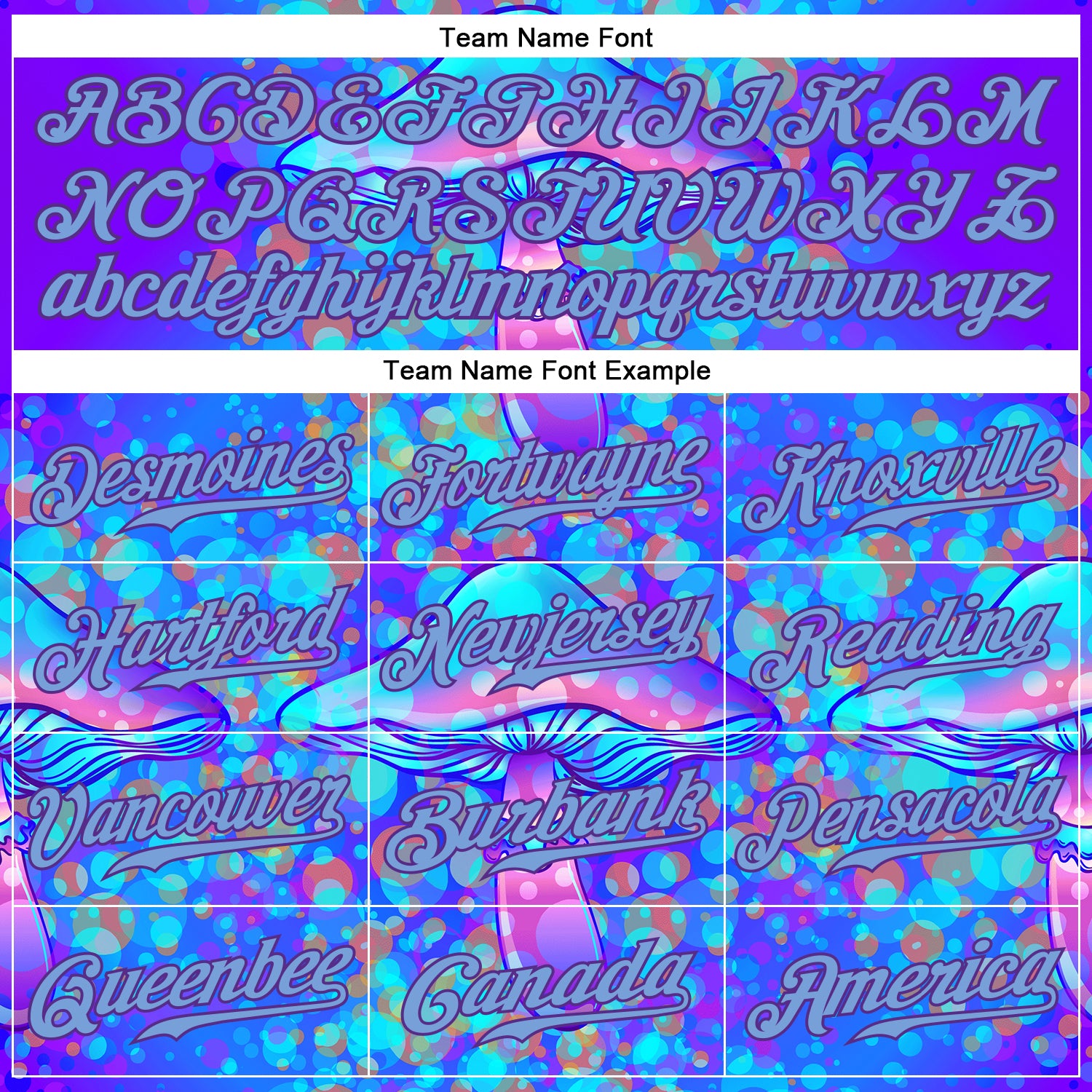 Custom 3D Pattern Design Magic Mushrooms Psychedelic Hallucination Authentic Baseball Jersey