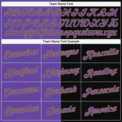 Custom Stitched Black Purple-Old Gold 3D Pattern Scary Faces Of Halloween Pumpkin Sports Pullover Sweatshirt Salute To Service Hoodie