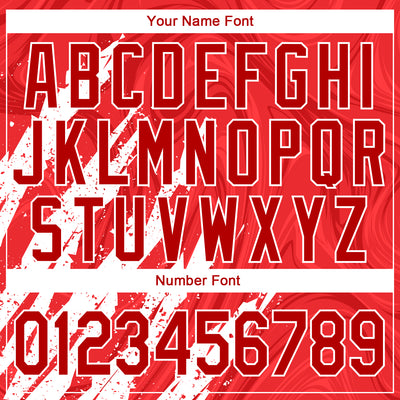 Custom Stitched Red Red-White 3D Pattern Design Sports Pullover Sweatshirt Hoodie