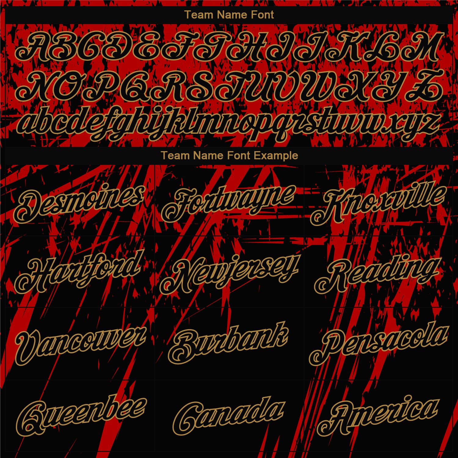 Custom Stitched Red Black-Old Gold 3D Pattern Design Sports Pullover Sweatshirt Hoodie