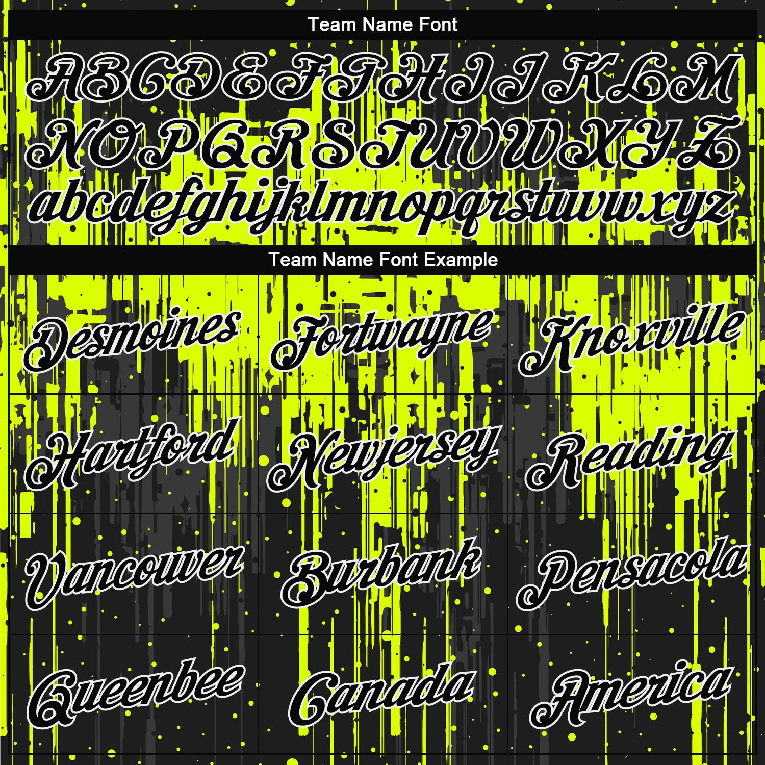 Custom Stitched Neon Green Black-White 3D Pattern Design Dripping Splatter Art Sports Pullover Sweatshirt Hoodie