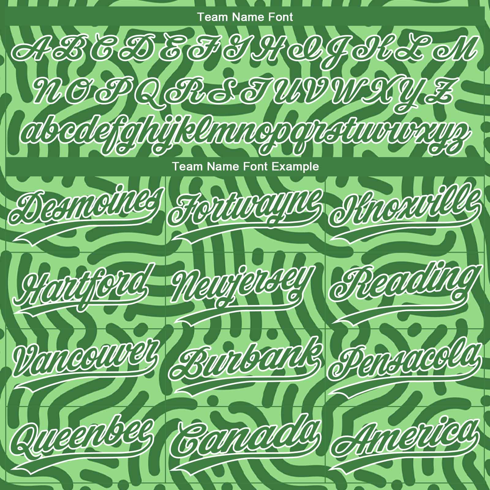 Custom Neon Green Kelly Green-White 3D Pattern Design Authentic Baseball Jersey