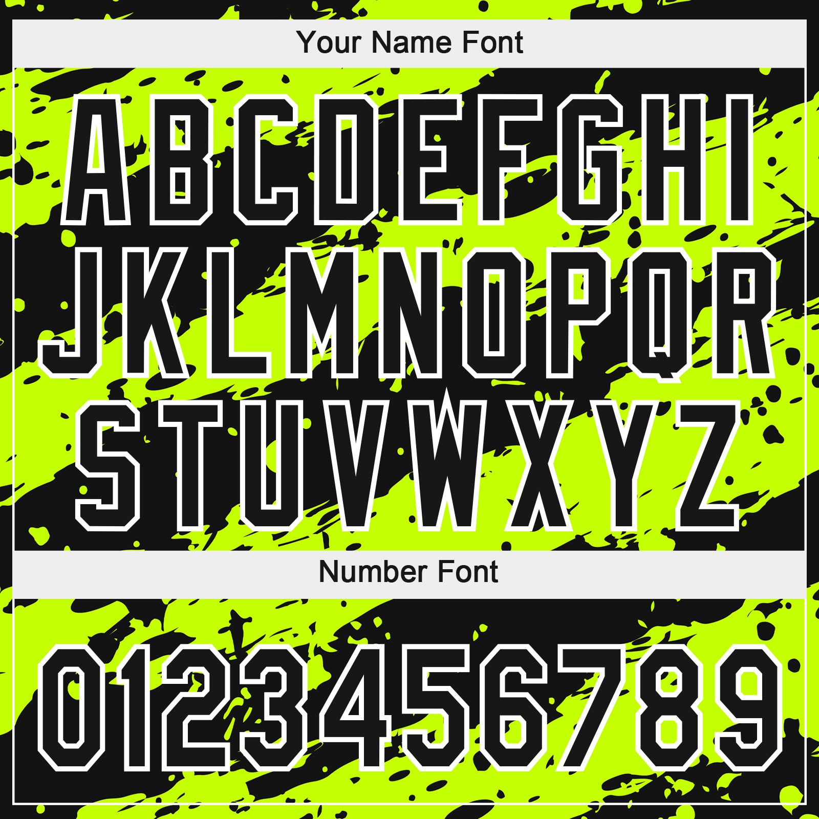 Custom Neon Green Black-White 3D Pattern Design Authentic Baseball Jersey