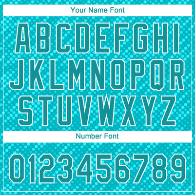 Custom Aqua Teal-White 3D Pattern Design Authentic Baseball Jersey