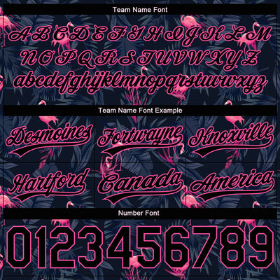 Custom Black Pink 3D Pattern Flamingo Authentic Basketball Shorts