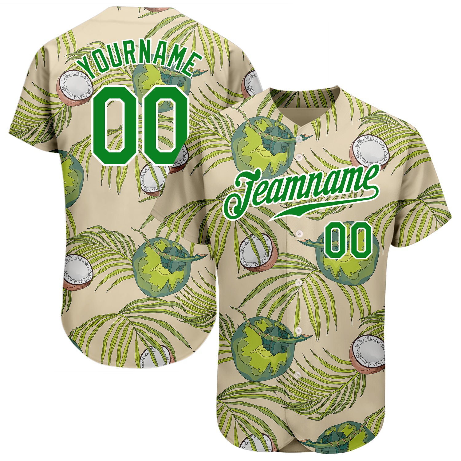 Green Basketball Oakland Athletics Custom Name Baseball Jersey Printed