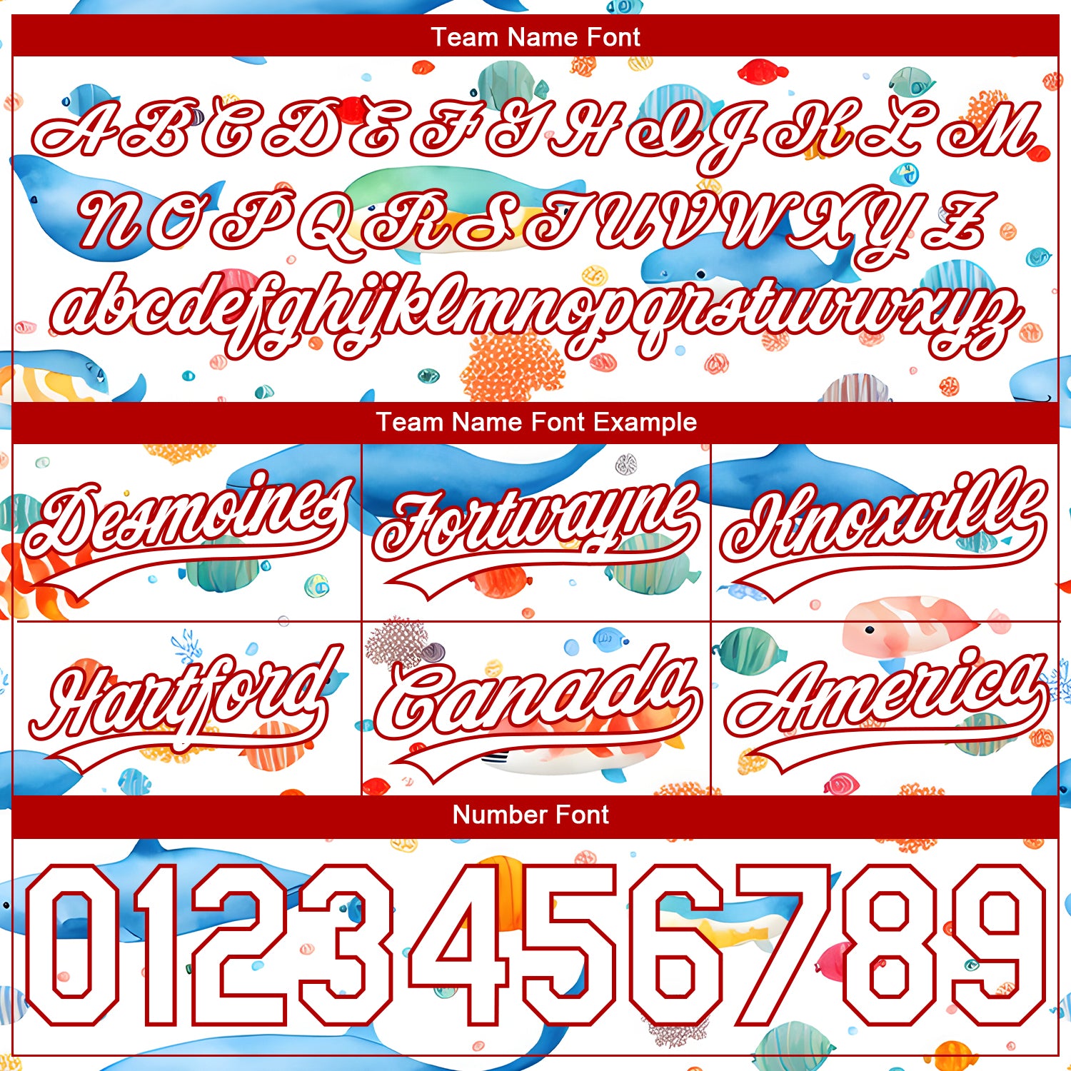 Custom White Red 3D Pattern Whale And Fish Authentic Basketball Shorts