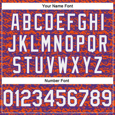 Custom Orange White-Purple Authentic City Edition Basketball Jersey