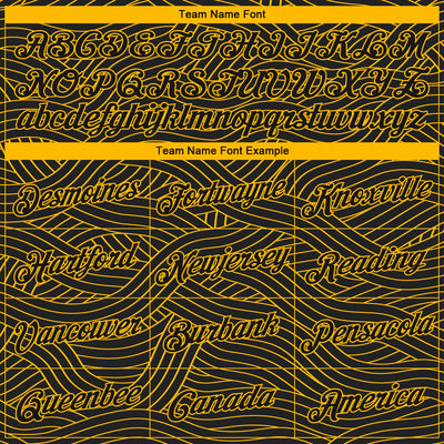 Custom Black Gold Authentic City Edition Basketball Jersey