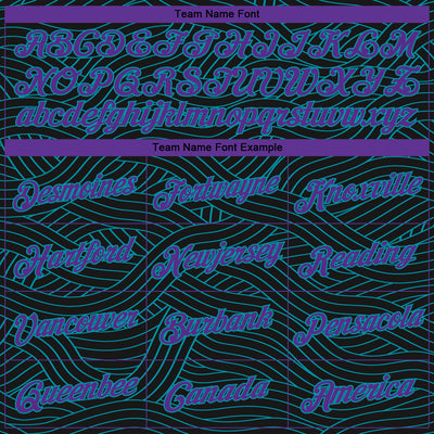 Custom Black Purple-Teal Authentic City Edition Basketball Jersey