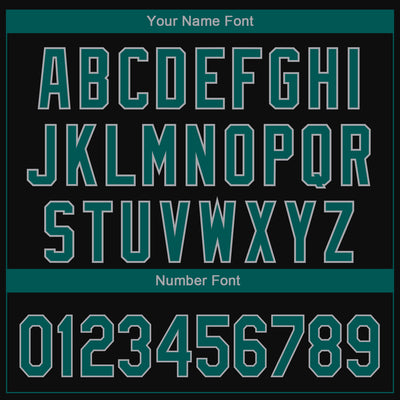 Custom Black Midnight Green-Gray 3D Philadelphia City Edition Fade Fashion Authentic Baseball Jersey