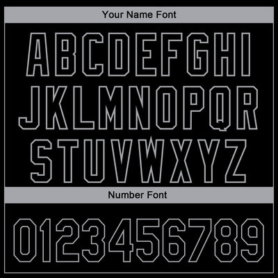 Custom Black Gray 3D Chicago City Edition Fade Fashion Authentic Baseball Jersey