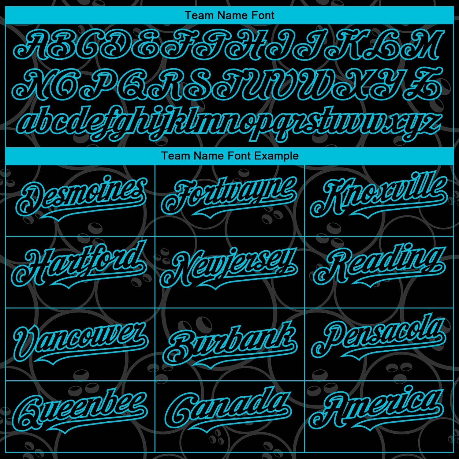 Custom Black Lakes Blue 3D Pattern Design Bowling Ball Authentic Baseball Jersey