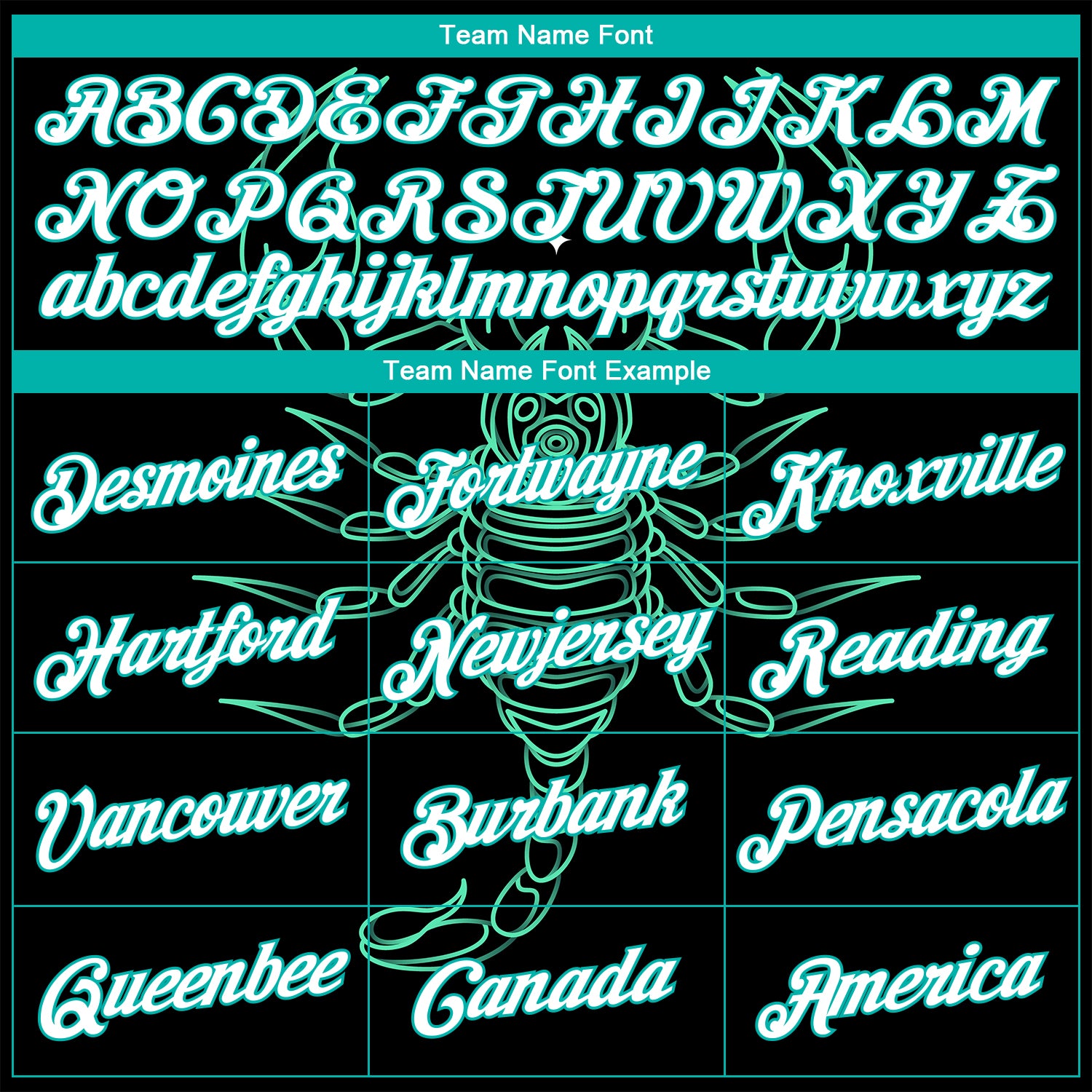 Custom Stitched Black White-Aqua 3D Pattern Design Scorpio Sports Pullover Sweatshirt Hoodie