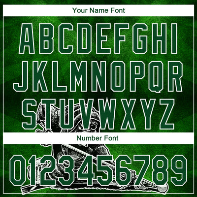 Custom Green White 3D Pattern Design A Skeleton Playing Billiards While Drinking A Beer Authentic Baseball Jersey