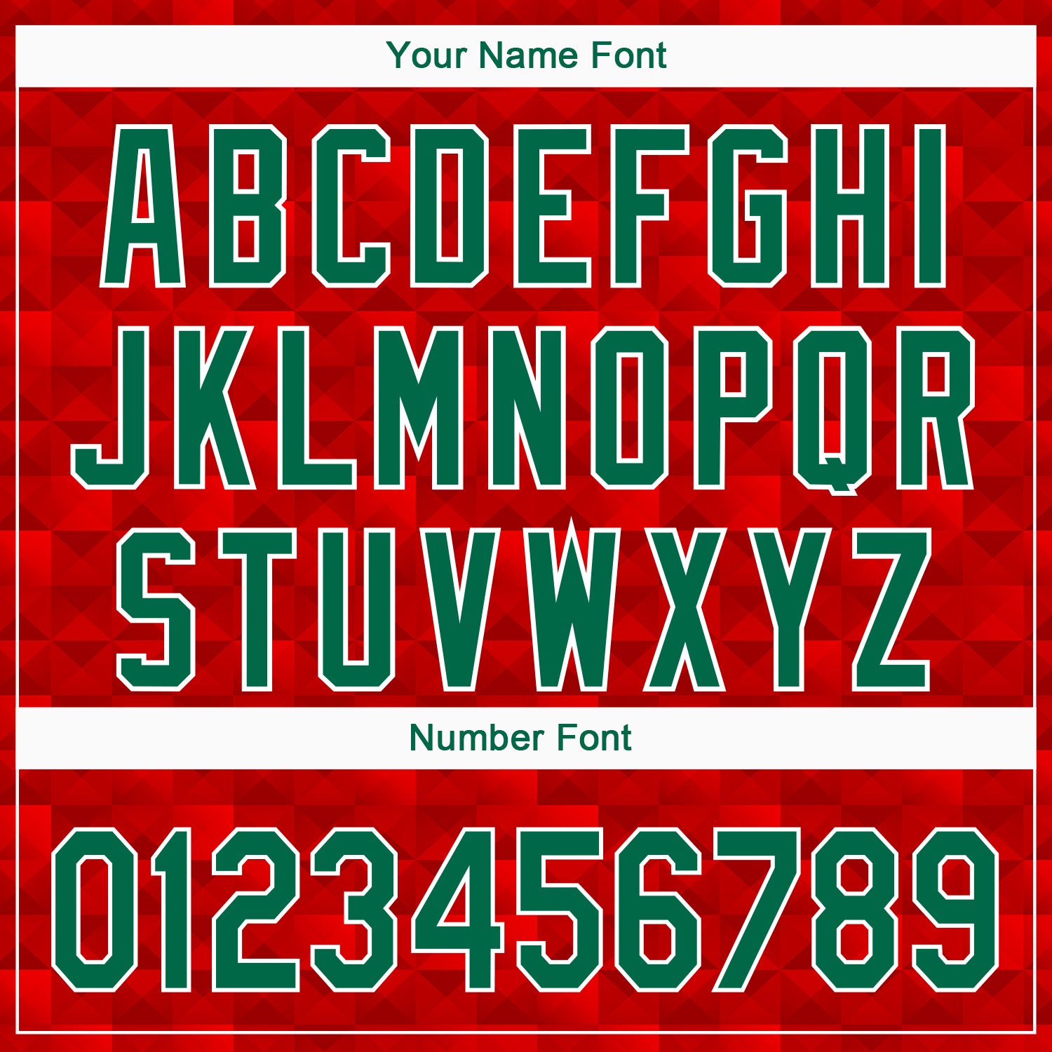 Custom Red Kelly Green-White 3D Mexico Authentic Baseball Jersey