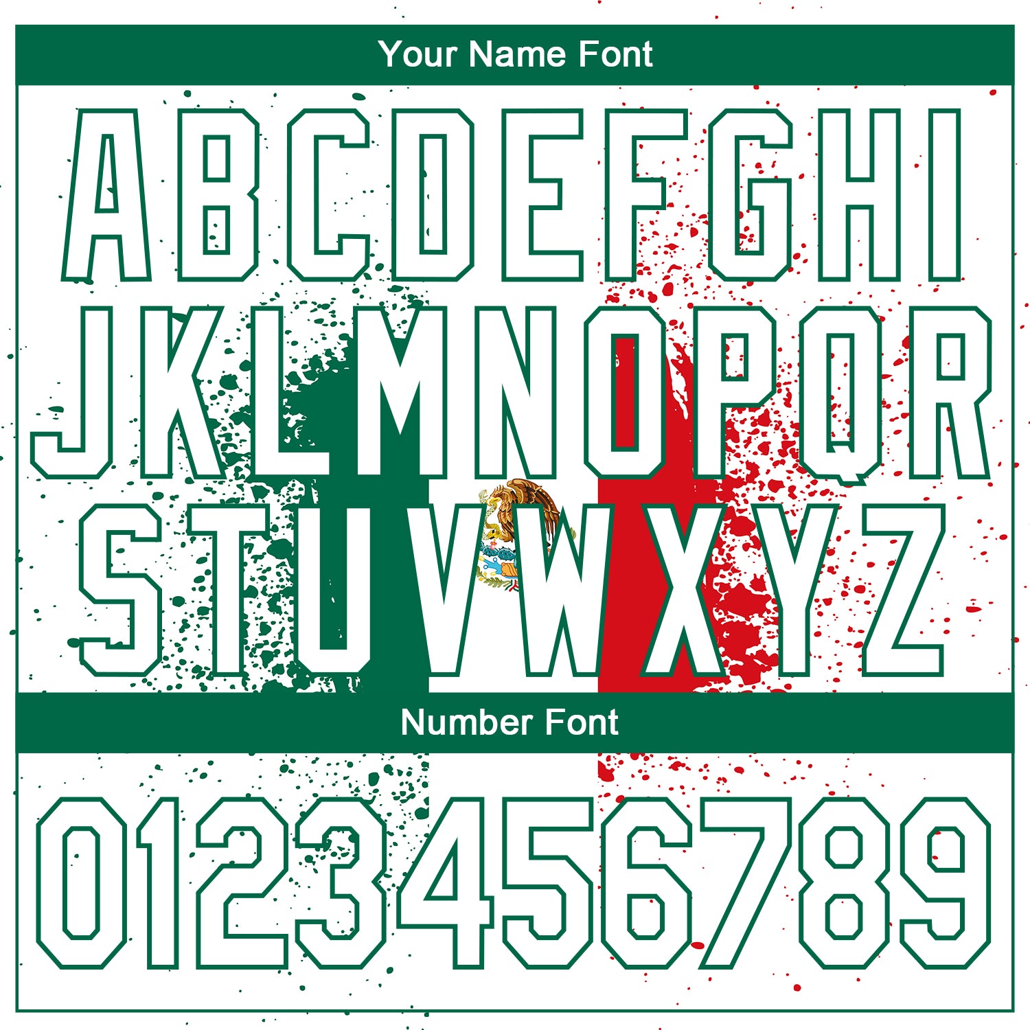 Custom White Kelly Green-Red 3D Mexican Flag Authentic Basketball Jersey